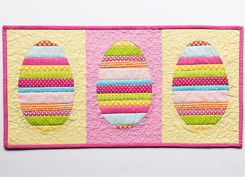 Easter Egg Table Runner Quilt Pattern