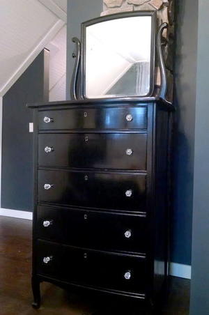 Hollywood Glamour Refinished Dresser Diyideacenter Com