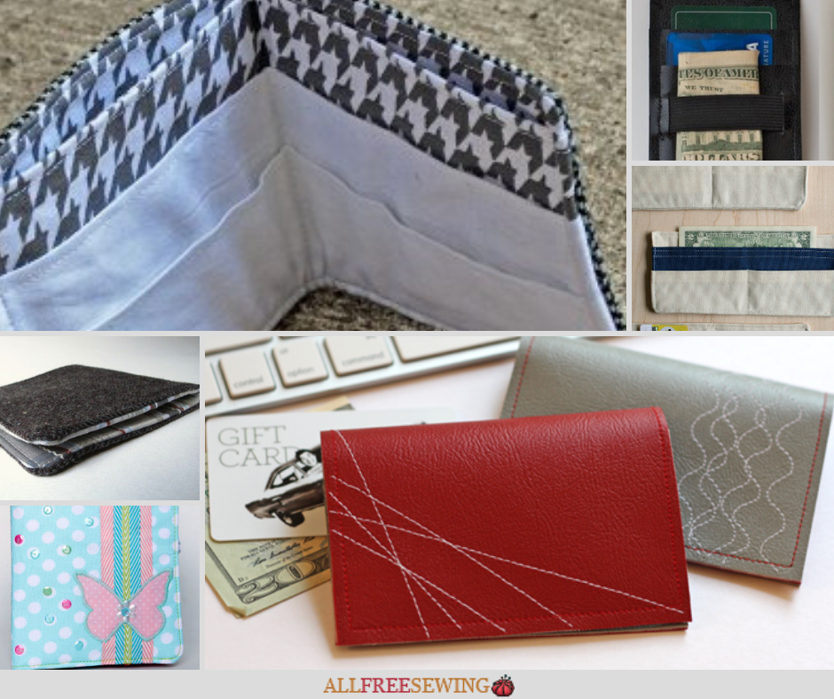 16 Sewing Patterns for Wallets to Help You Stay Organized