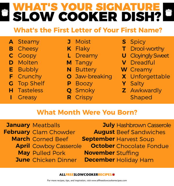 What's Your Signature Slow Cooker Dish?