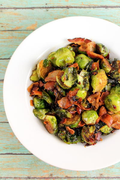 Brussels Sprouts with Bacon and Balsamic