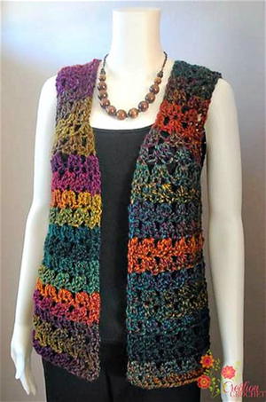 Boho Women's Crochet Vest with Fringe - Free On-Trend Crochet Pattern