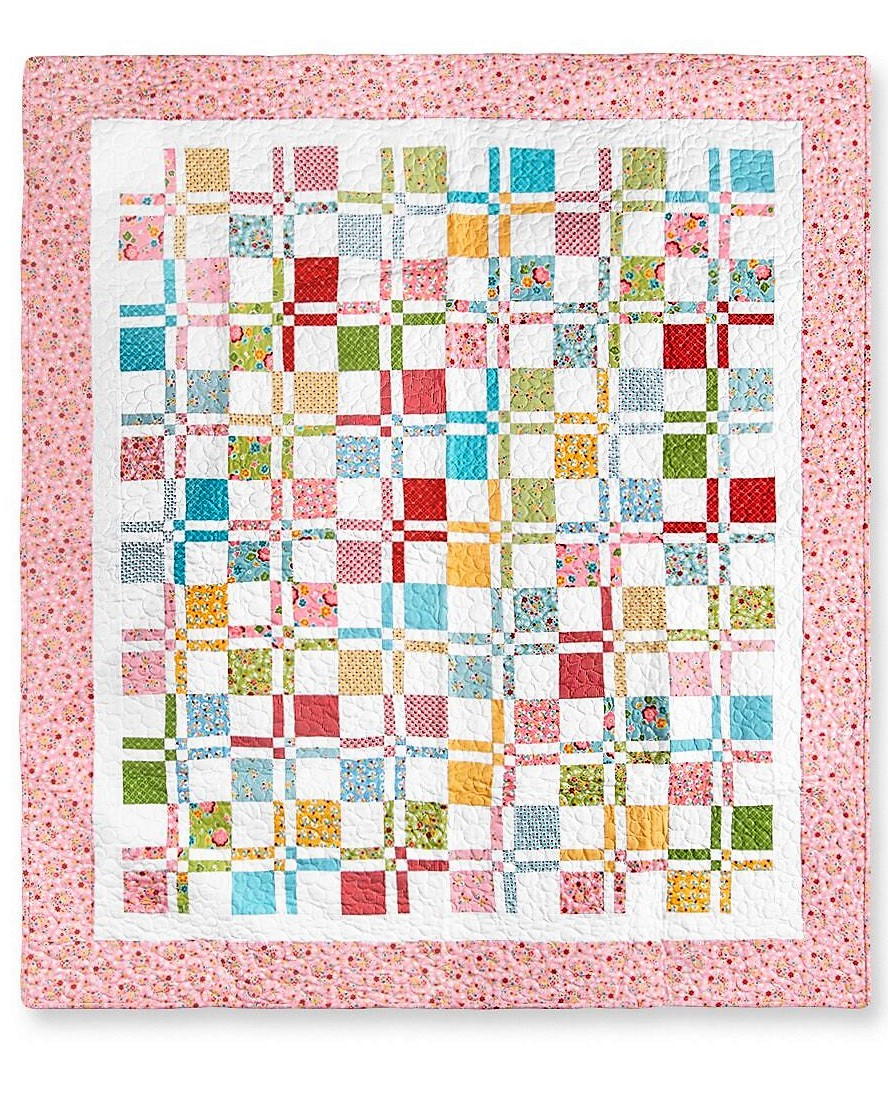 Rickrack Quilt Pattern for 2-1/2 Strips by Missouri Star Quilt