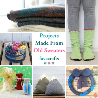 Projects Made From Old Sweaters