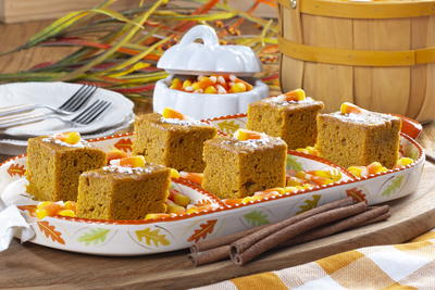 Hayride Pumpkin Squares