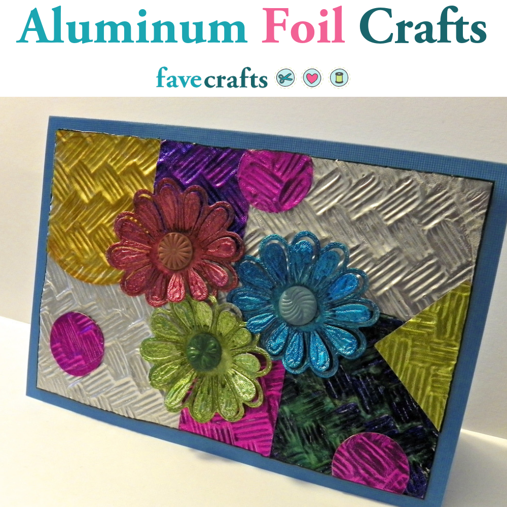 Aluminium foil craft, foil paper craft, fashion pixies