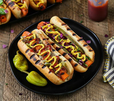 Vegan Carrot Hot Dogs