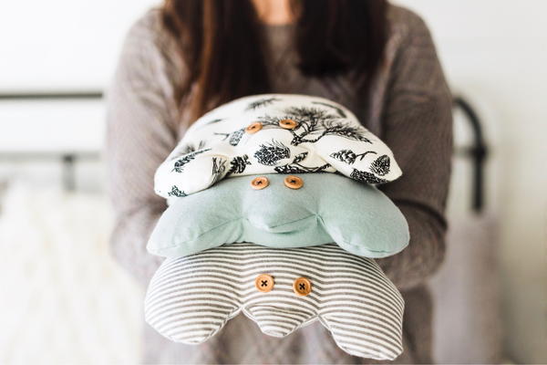 DIY Flannel Rice Frog Warmer