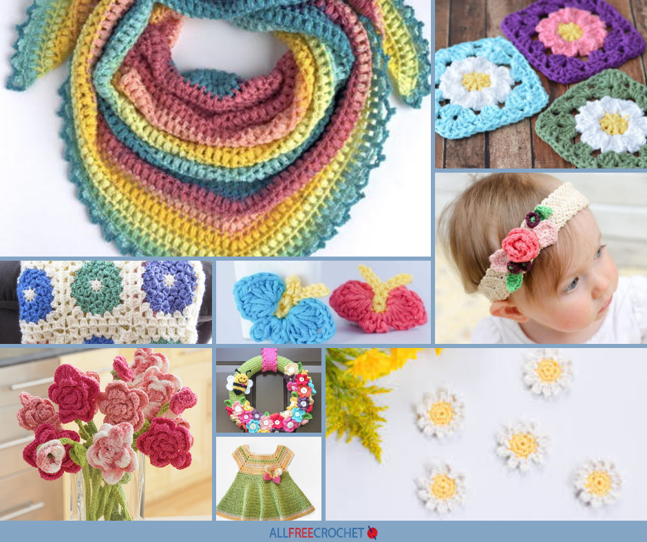 145+ Spring Crochet Projects | AllFreeCrochet.com