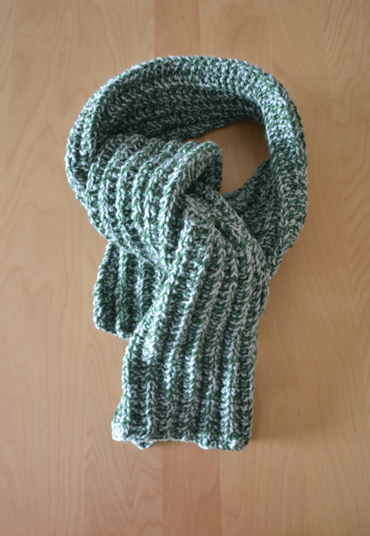 His scarf allfreeknitting