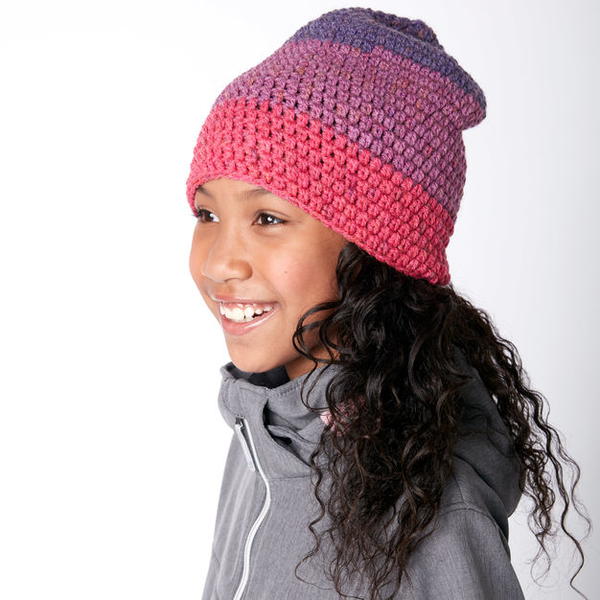 Funfetti Crochet Slouchy Hat Pattern