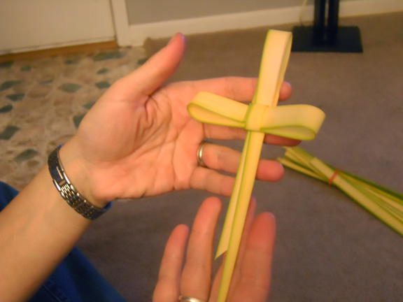 How to Make Palm Crosses Step by Step