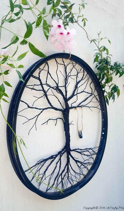 Tree of Life Bicycle Wheel Craft