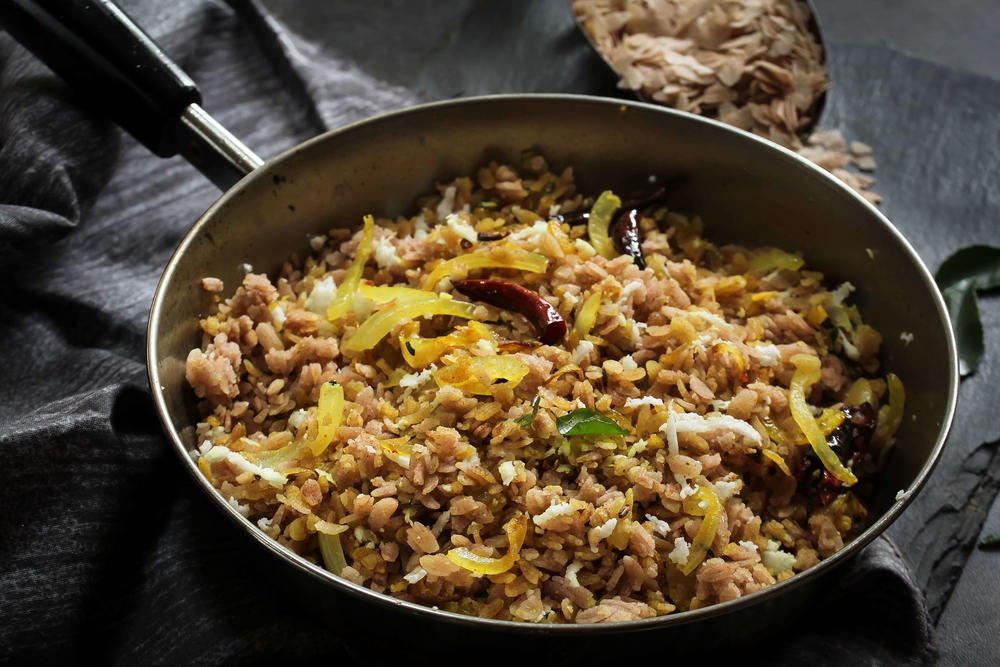 Brown Protein Poha | RecipeLion.com