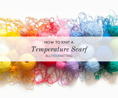 How to Knit a Temperature Scarf