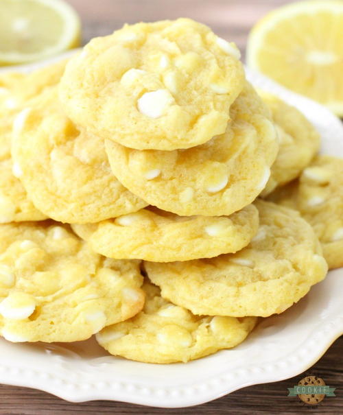 White Chocolate Chip Lemon Cookies