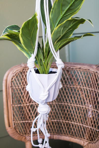 How to Make Macrame Plant Hangers Video