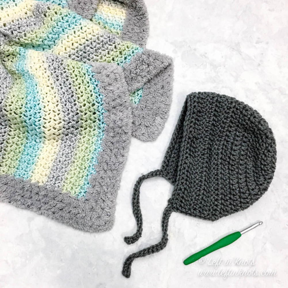 Basic Bonnet in 6 Sizes | AllFreeCrochet.com