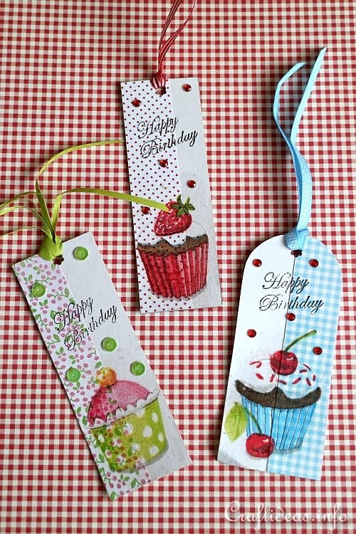 Cheerful Birthday Gift Tags