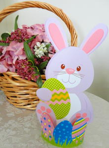 Printable 3D Easter Bunny Decoration | FaveCrafts.com