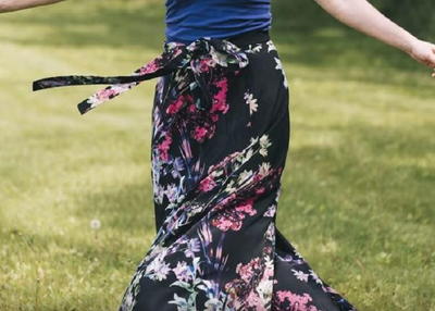 wrap skirt maxi pattern