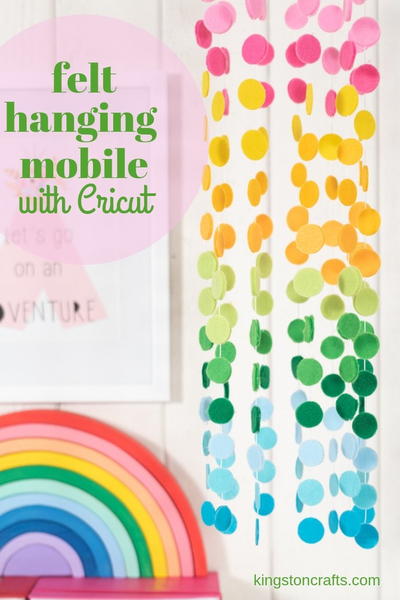 Felt Hanging Mobile with Cricut