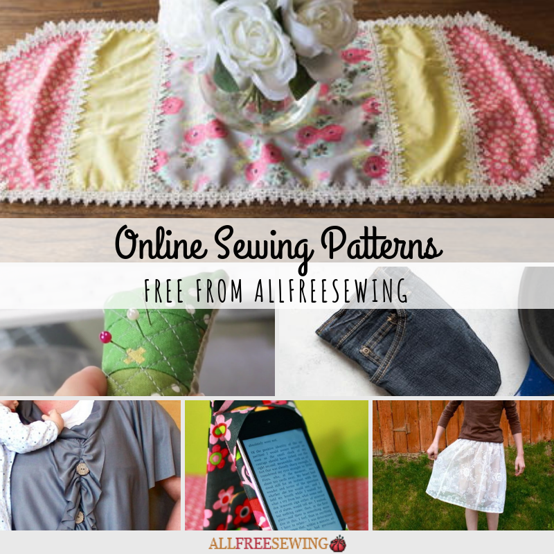 21 Online Sewing Patterns Free from AllFreeSewing