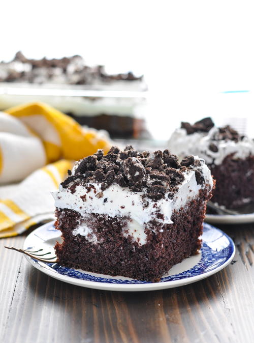 Oreo Poke Cake