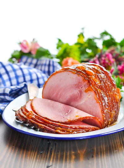 5-Ingredient Baked Ham with Apricot Glaze
