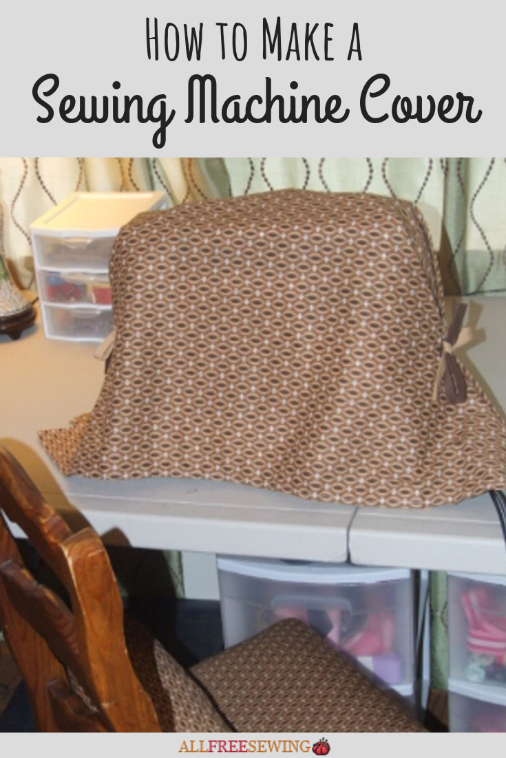 How To Make A Fabric Sewing Machine Cover