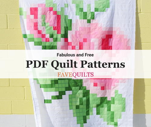 Pdf Pattern Quilting 17 Fabulous and Free PDF Quilt Patterns | FaveQuilts.com