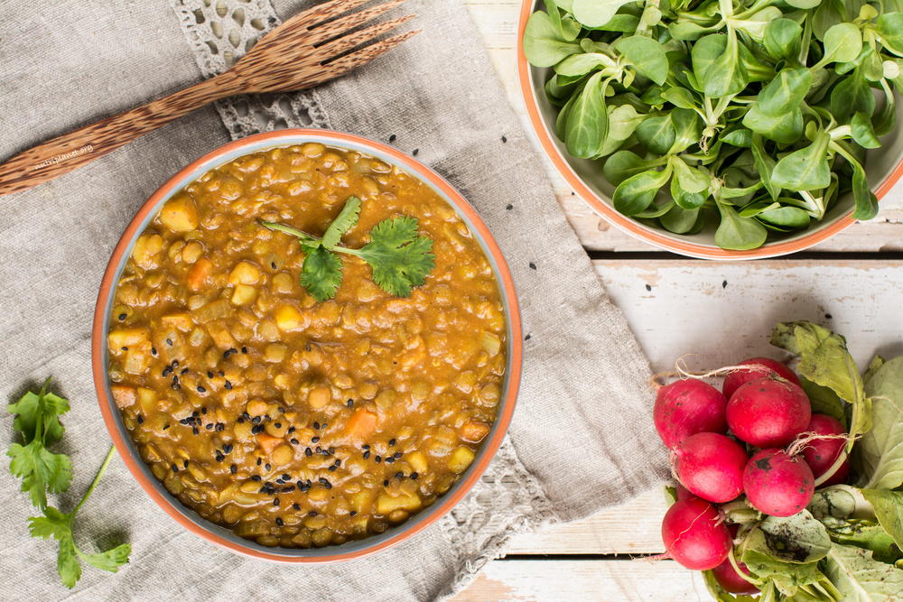 Simple Green Lentil Stew