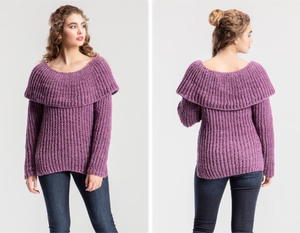 Andromeda Cowl Neck Sweater Pattern