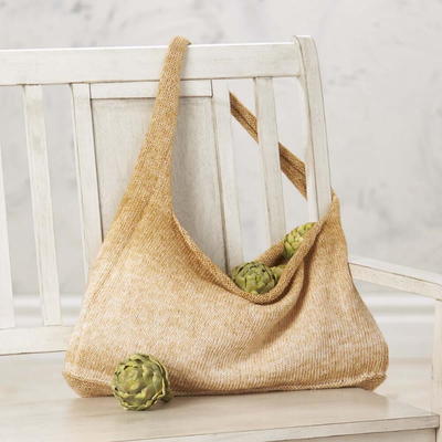 Crochet Bag With Leather Crochet Handmade Bag Designed Bag - Etsy