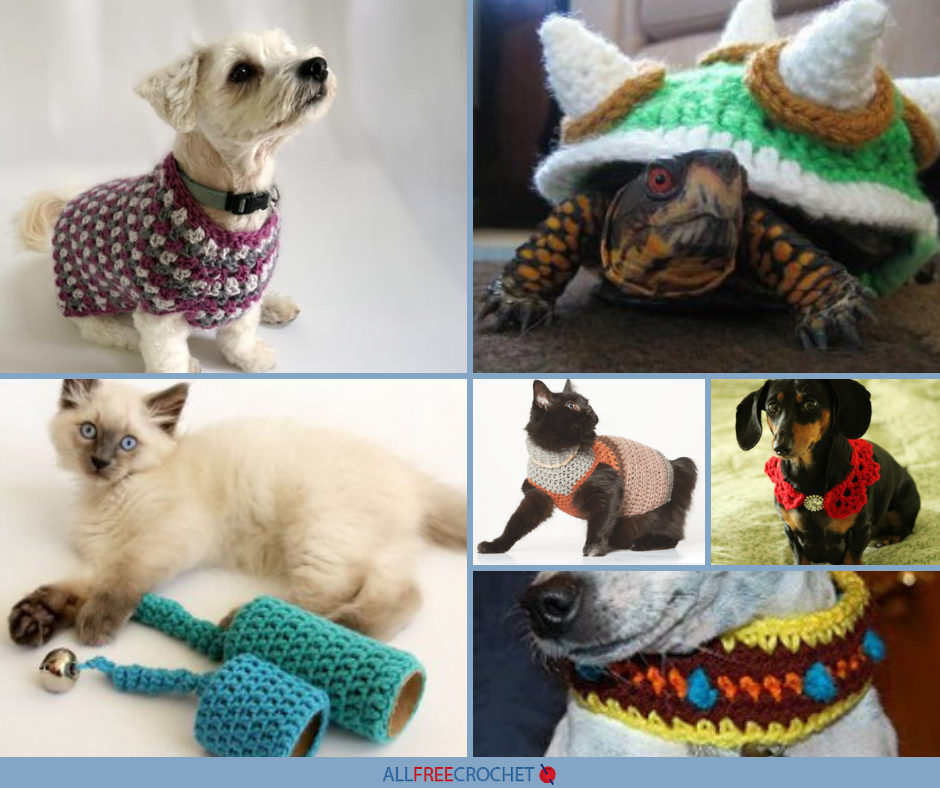 17+ Crochet Patterns for Pets