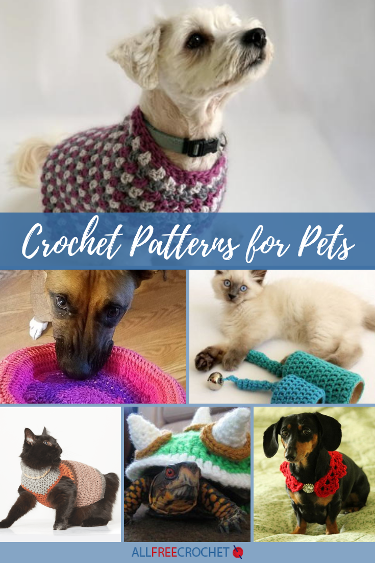 17+ Crochet Patterns for Pets