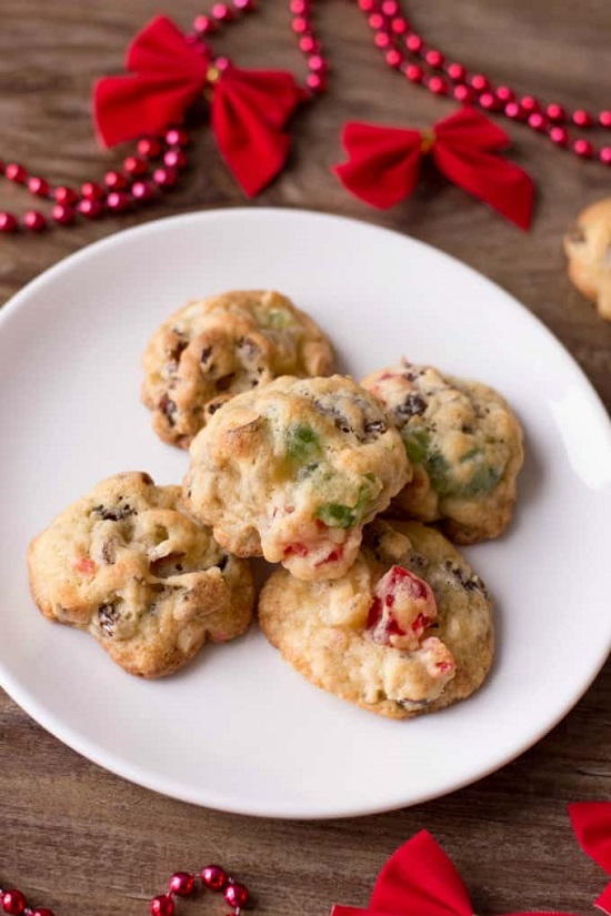 Best Ever Fruitcake Cookies | TheBestDessertRecipes.com