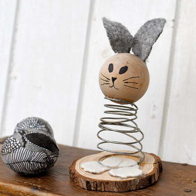 Upcycled Spring Bunny