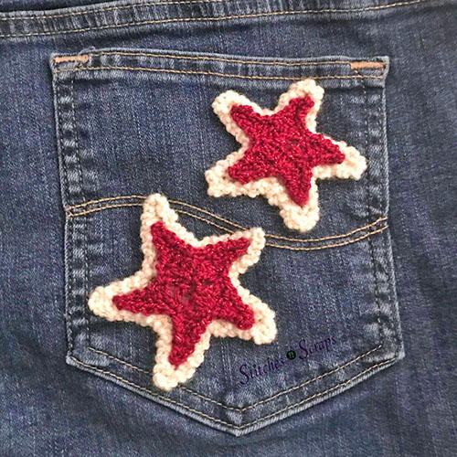 Download Star Applique | AllFreeCrochet.com