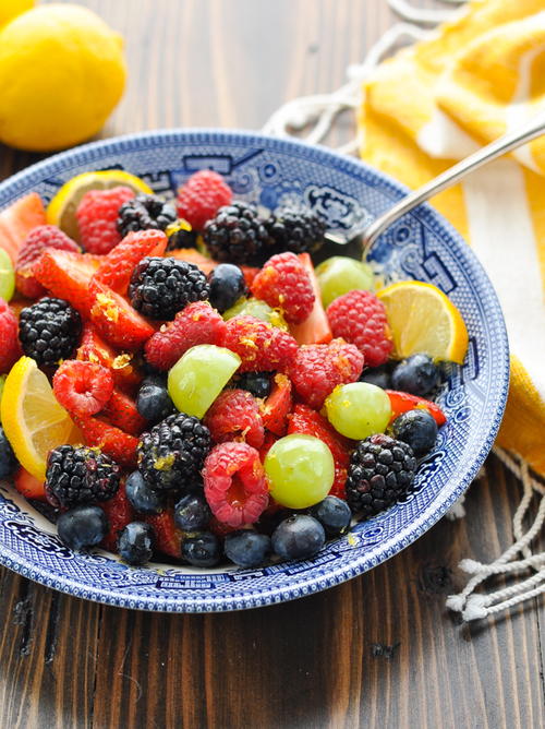 Honey Lemon Fruit Salad