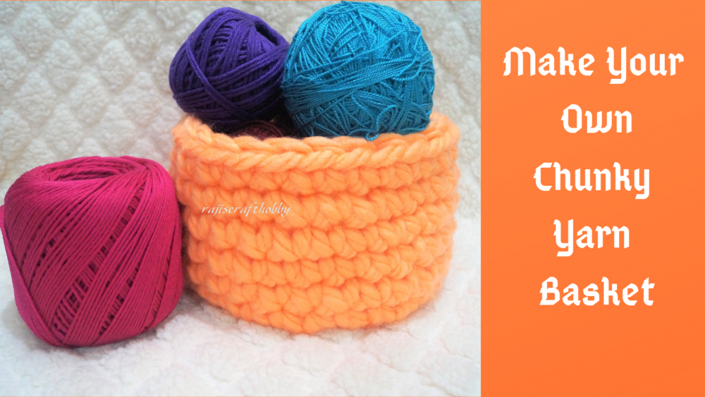 How to make your own chunky yarn 