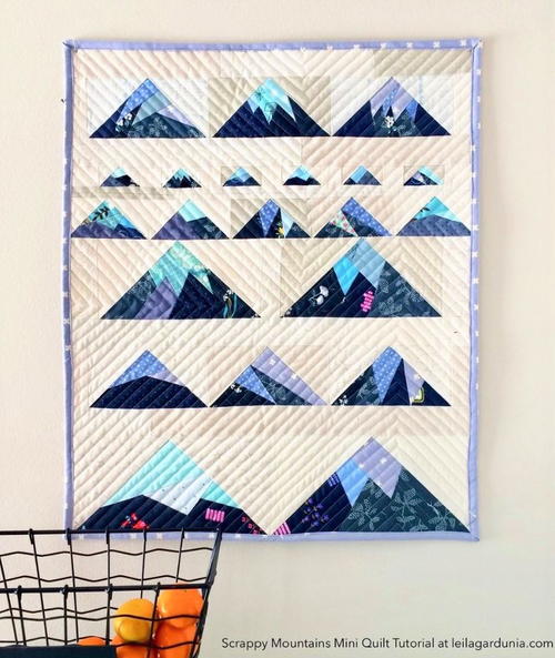 Scrappy Mountain Quilt Tutorial