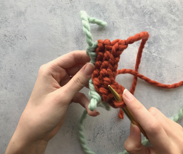 Step 5: Undo the First Chain Stitch