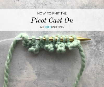 How to Knit the Picot Cast On