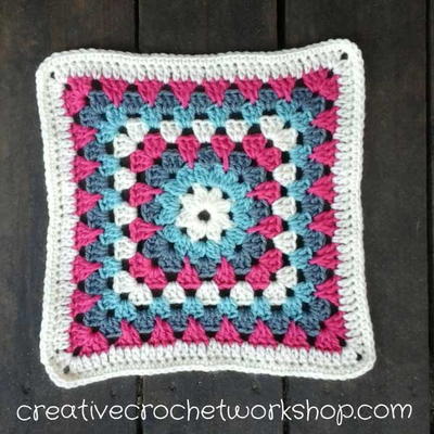 Spiked Flower Granny Square