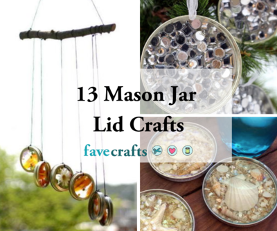 25 Mason Jar Lid Crafts