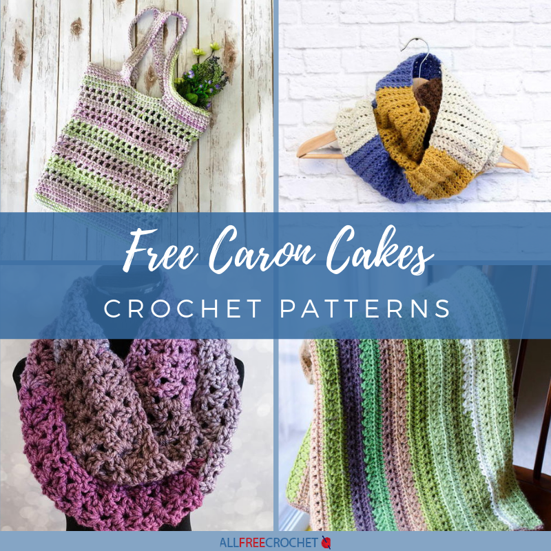 Unique Crochet Patterns Using Caron Anniversary Cake Yarn
