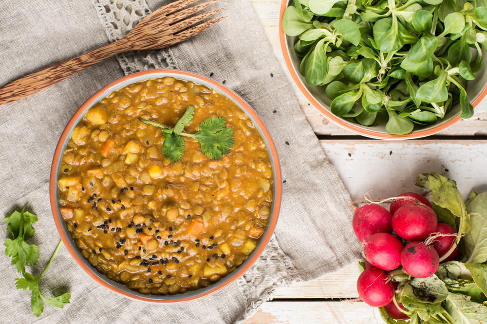 Simple Green Lentil Stew