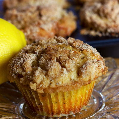 Bakery-Style Lemon Poppy Seed Muffins Recipe