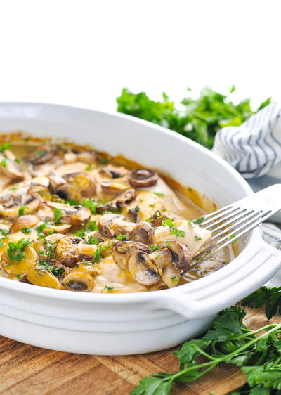 Dump-and-Bake Chicken Marsala